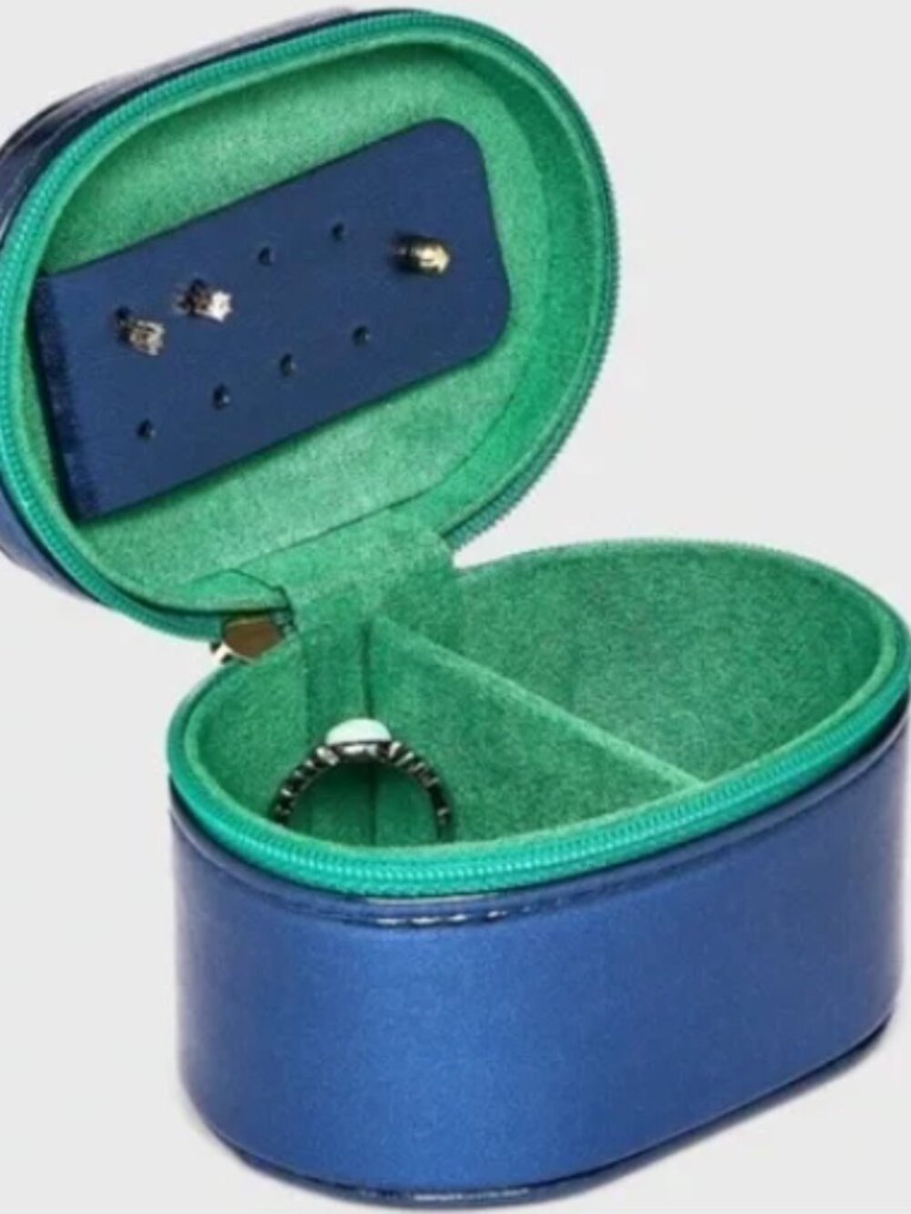 Small Pill Shaped Jewelry Box